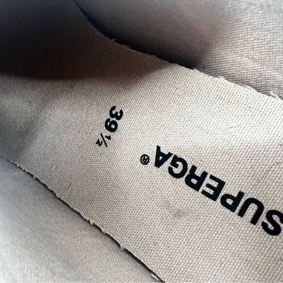 Superga 2750 Trainer‎ Sneaker Women Size 9.5 Faux Snake python Low Top - Picture 8 of 9